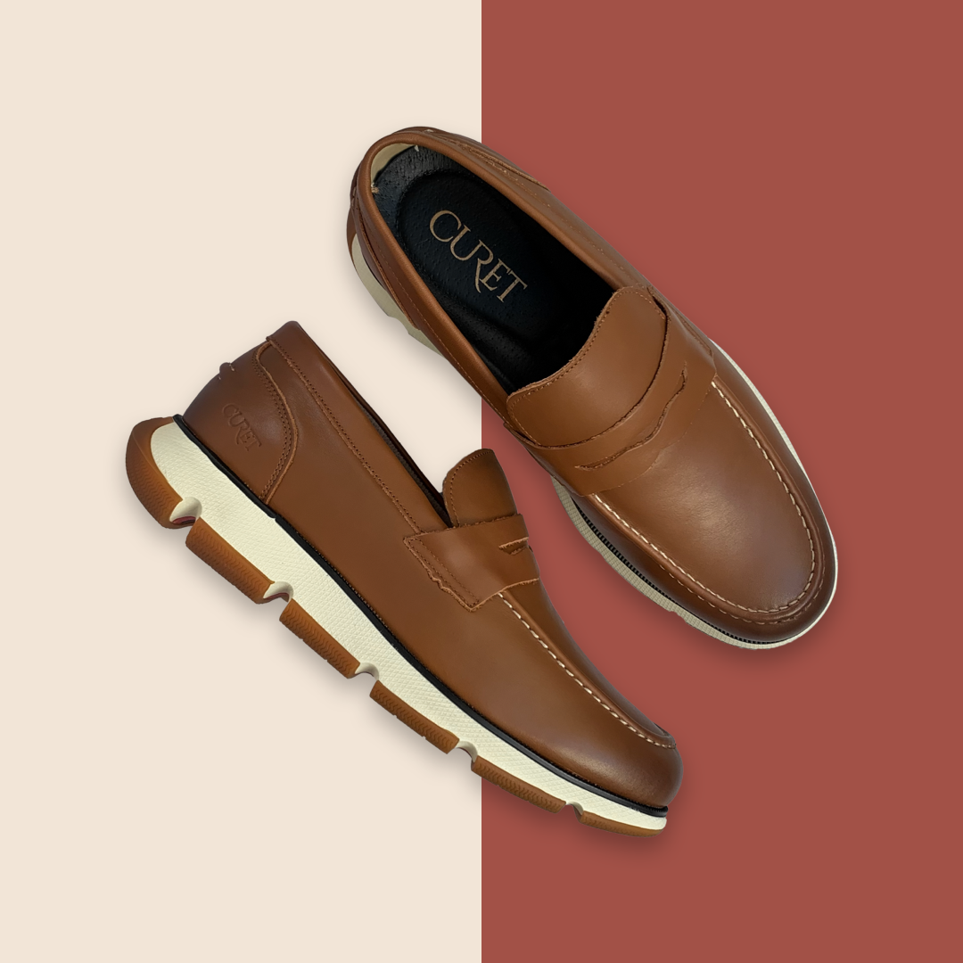 Chaussures Mocassins Plates Unisexe - Style Loafer Oxford à Lacets | Dessus Synthétique, Semelle Plate - 8