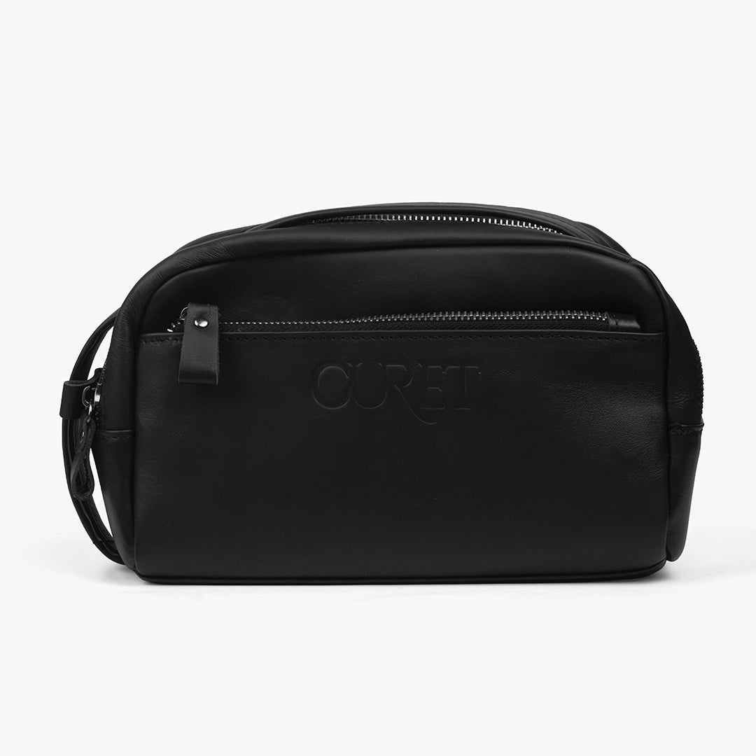 Bolso Neceser de cuero de búfalo para hombre — CURET