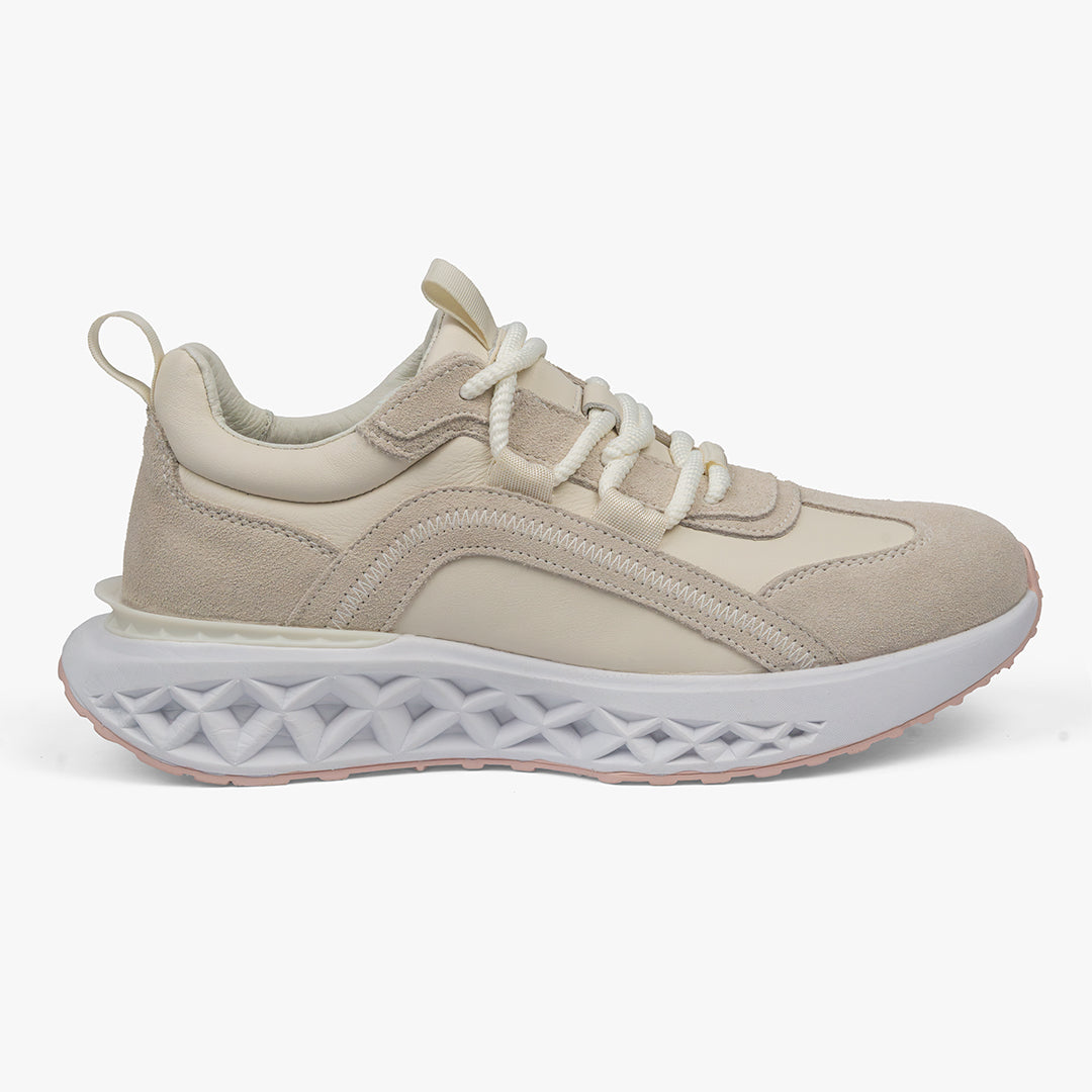 Tenis Prime gris de cuero para hombre — CURET