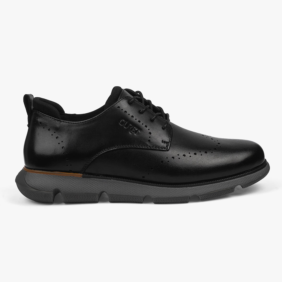 Oxford Ravello negro de cuero para hombre — CURET