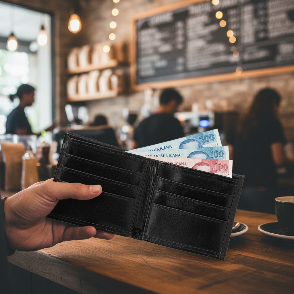 Billetera BiFold negra - Cafetería