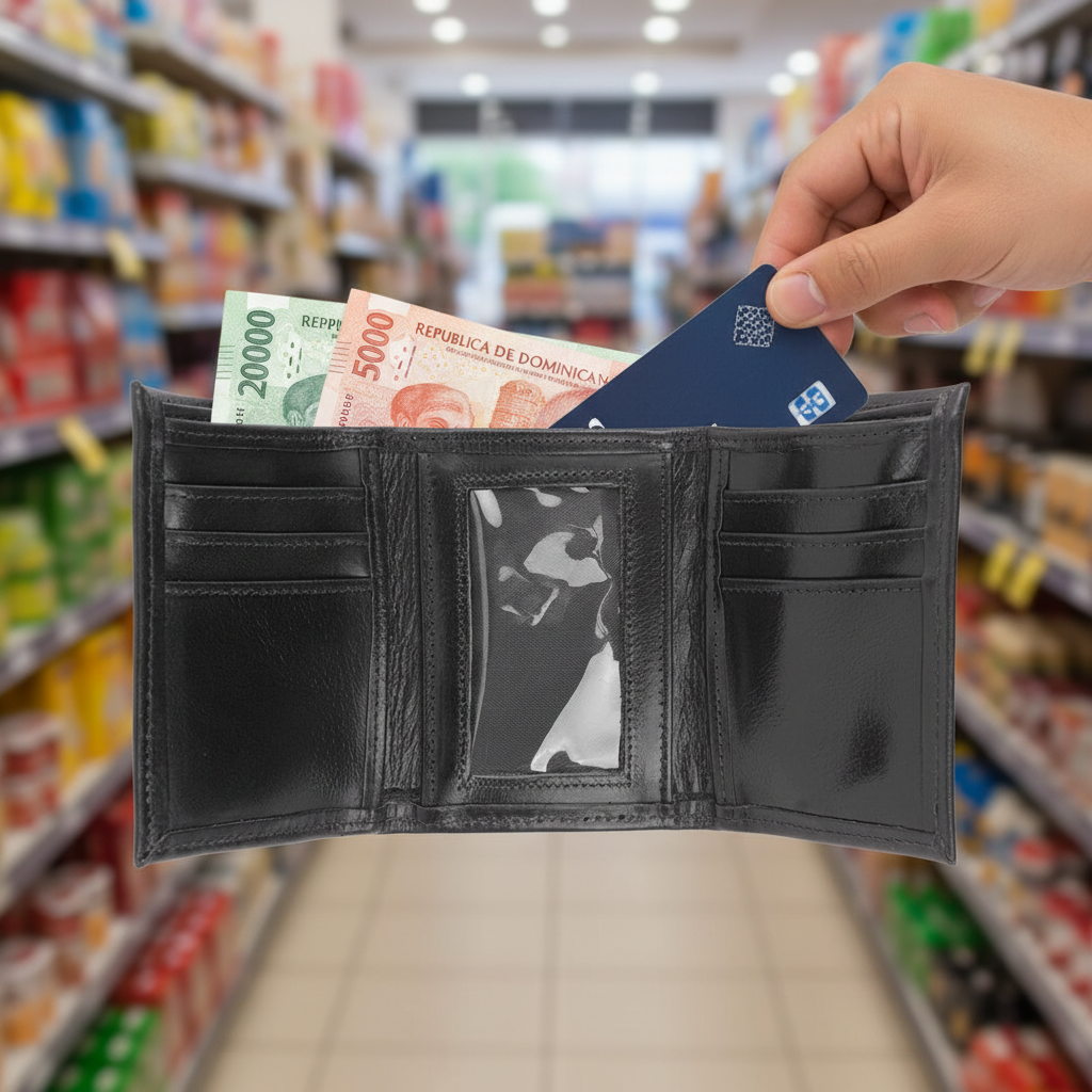 Billetera TriFold + Ventana negra - Pago en tienda