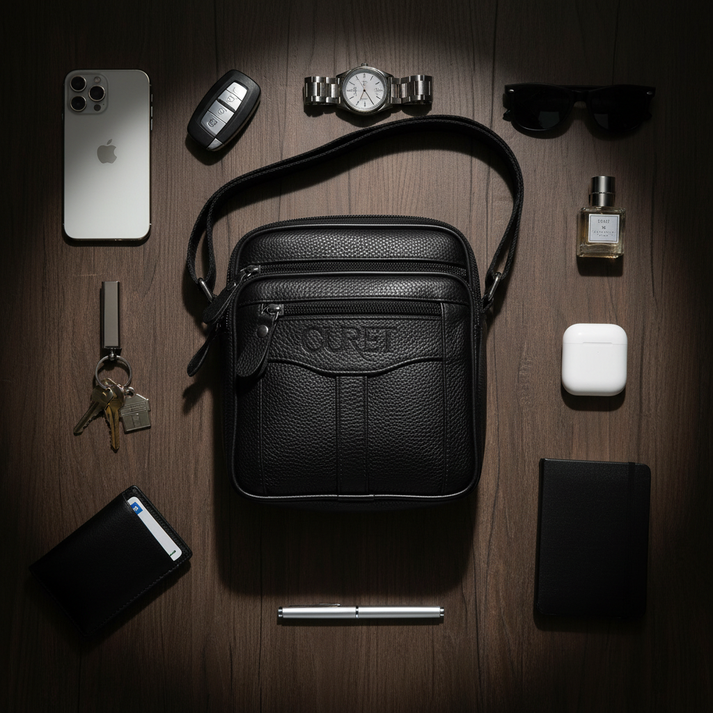 Flat Lay - iPhone 17 Pro + EDC completo