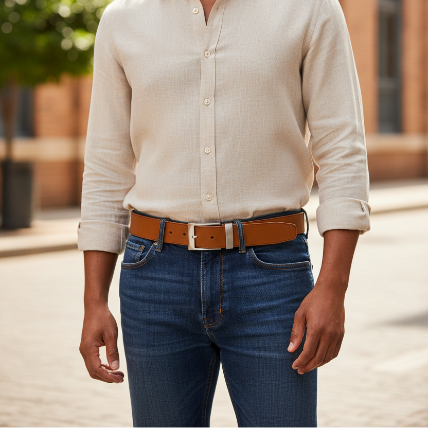 Jeans y Camisa Neutral
