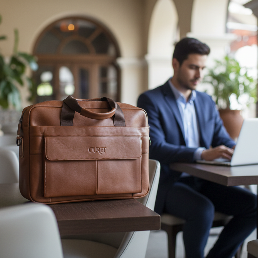 Maletín Atlas en restaurante