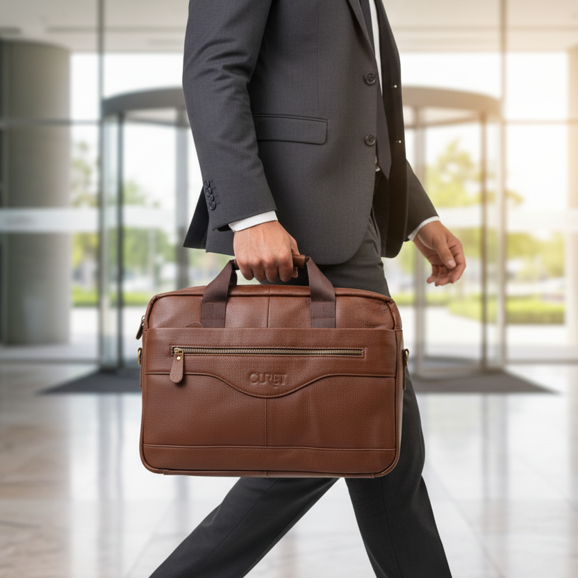 Maletín Orizon marrón caminata ejecutiva