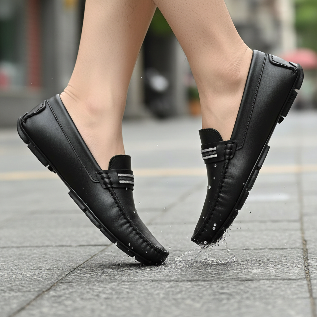 Mocasín CURET Negro - Dynamic movement