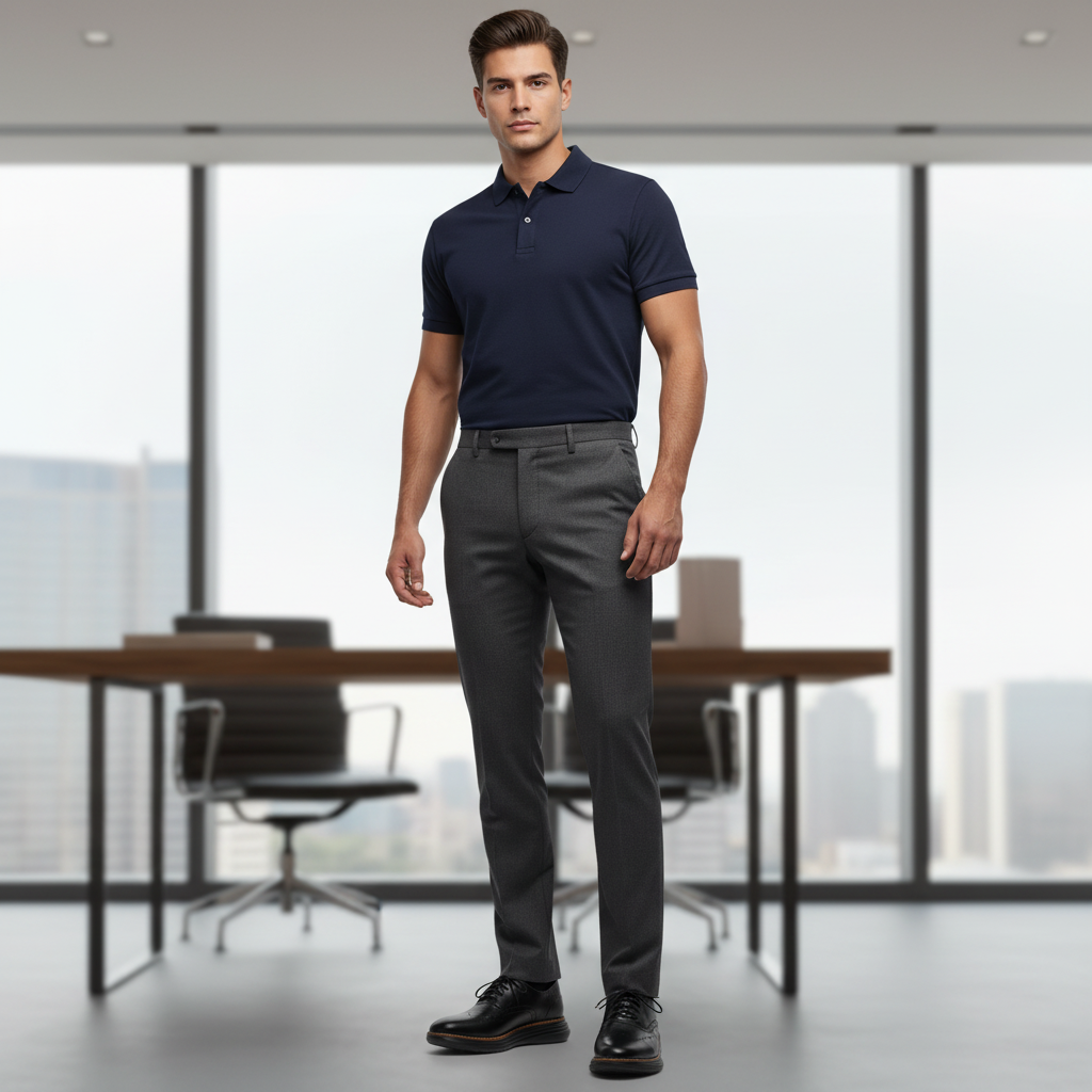 Oxford Elevan Negro — #14 Oficina Business Casual CORREGIDA