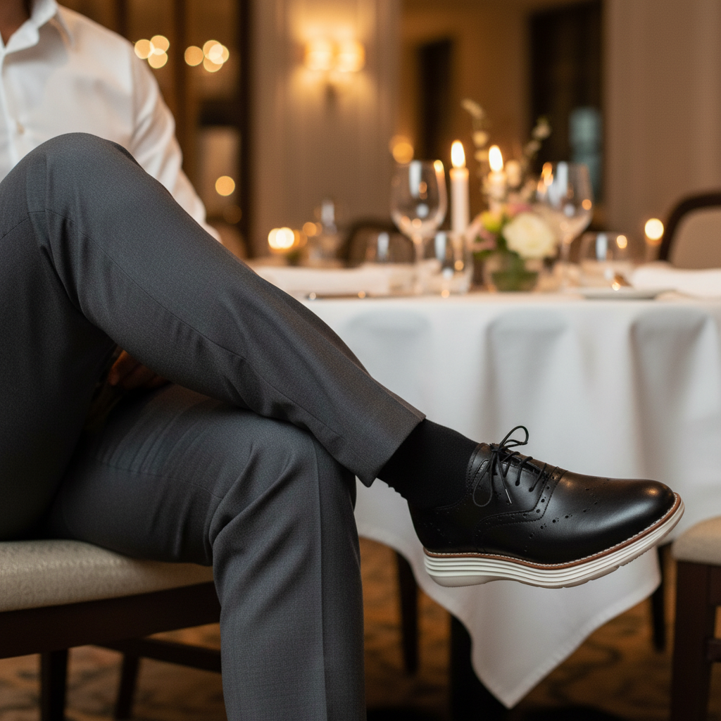 Oxford Elevan Negro/Blanco — #13 Restaurante Elegante