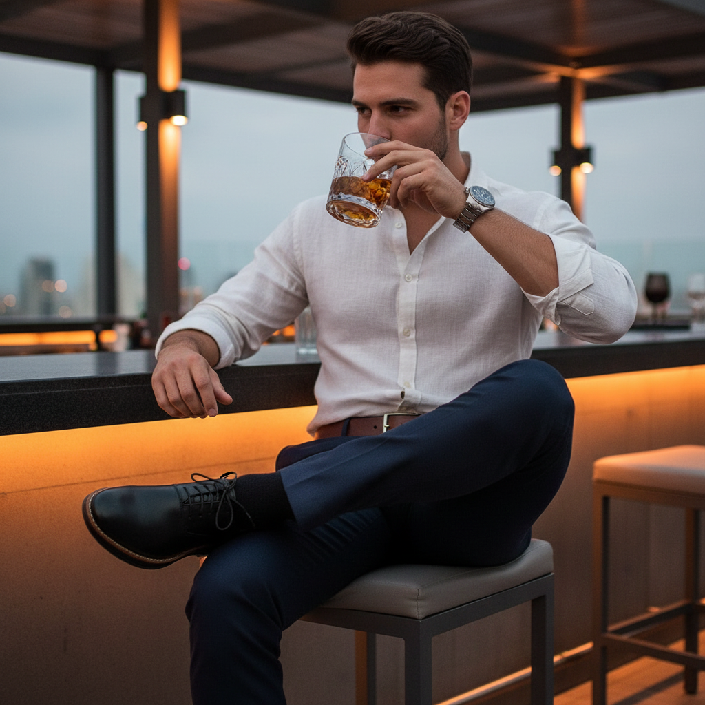 Oxford Elevan Negro – Rooftop Bar Piantini