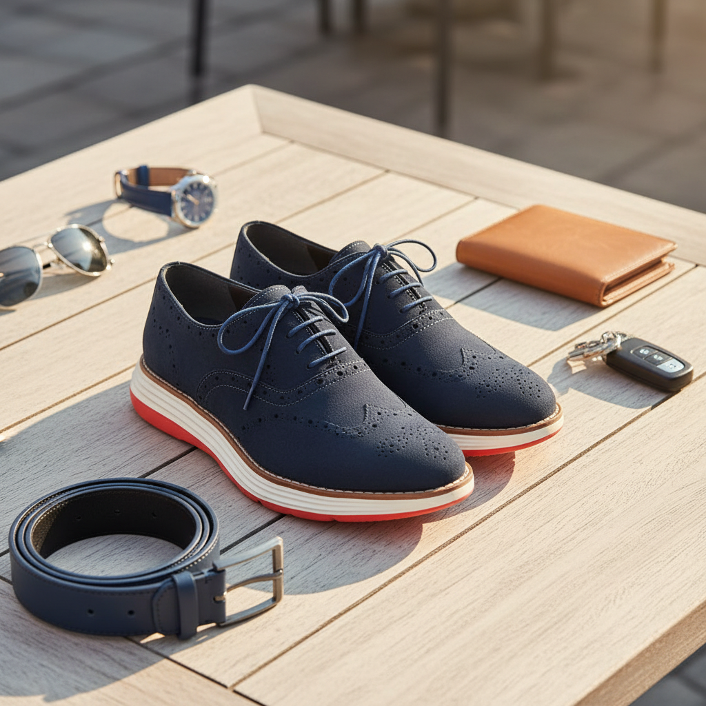 Oxford Navy — Photo 15 Flat Lay