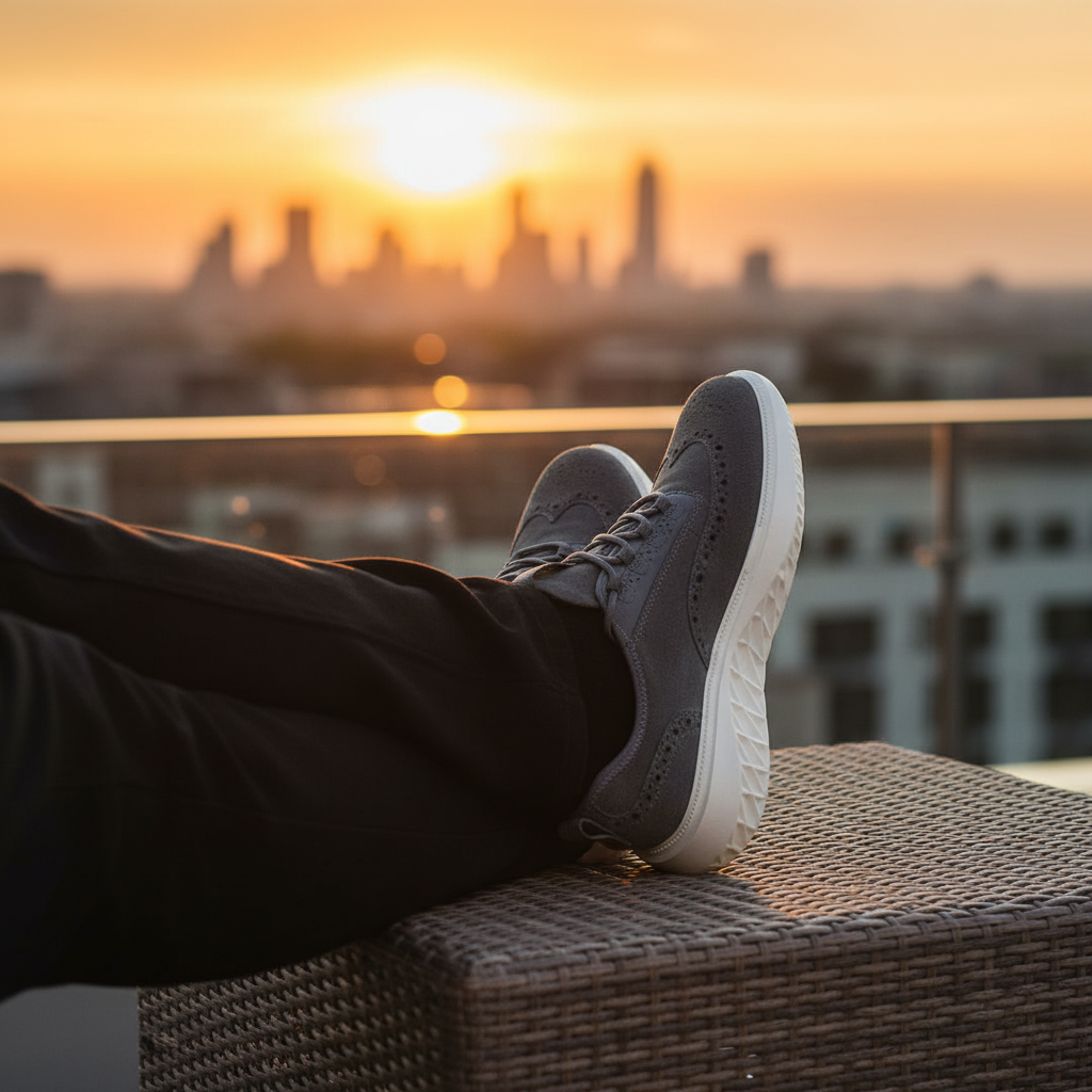 Rooftop Sunset Oxford Luma