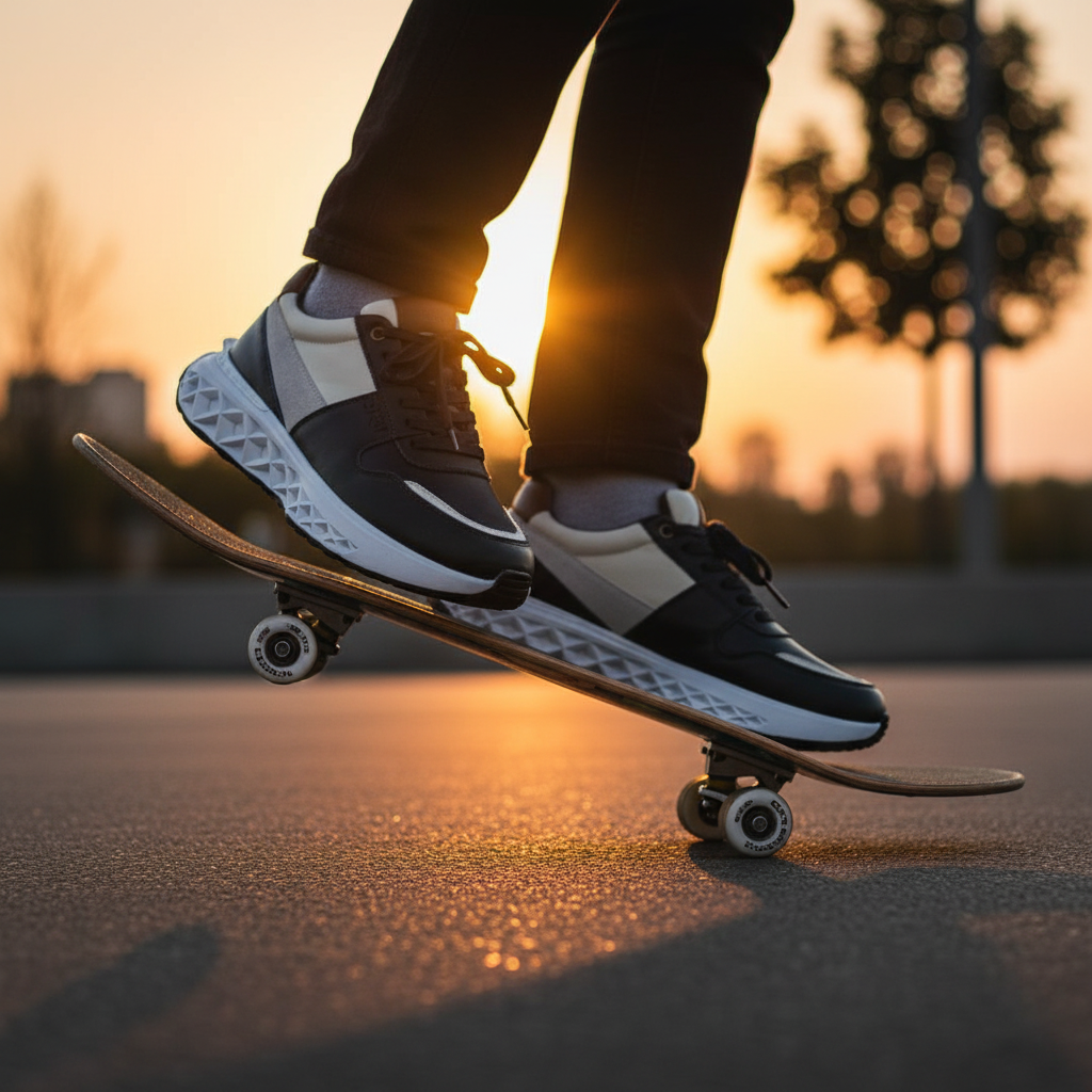 Skateboard Sunset