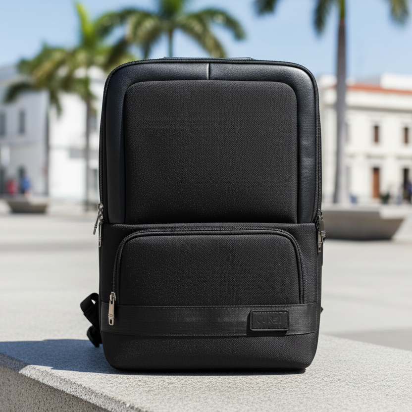 Urban - Backpack on bench