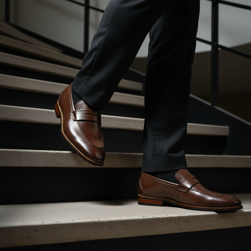 Bajando escaleras - Detalle artístico