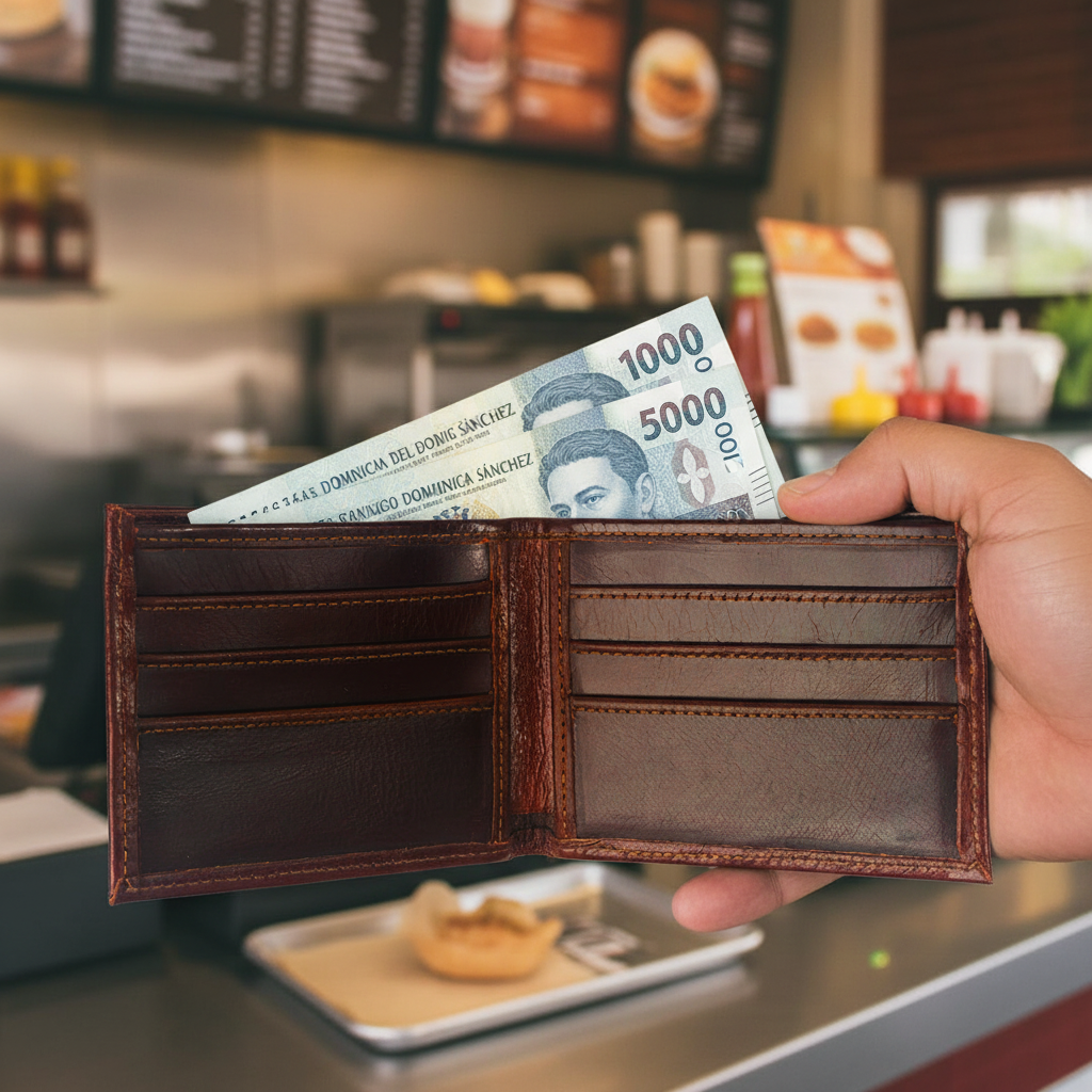 Billetera BiFold marrón - Comida rápida