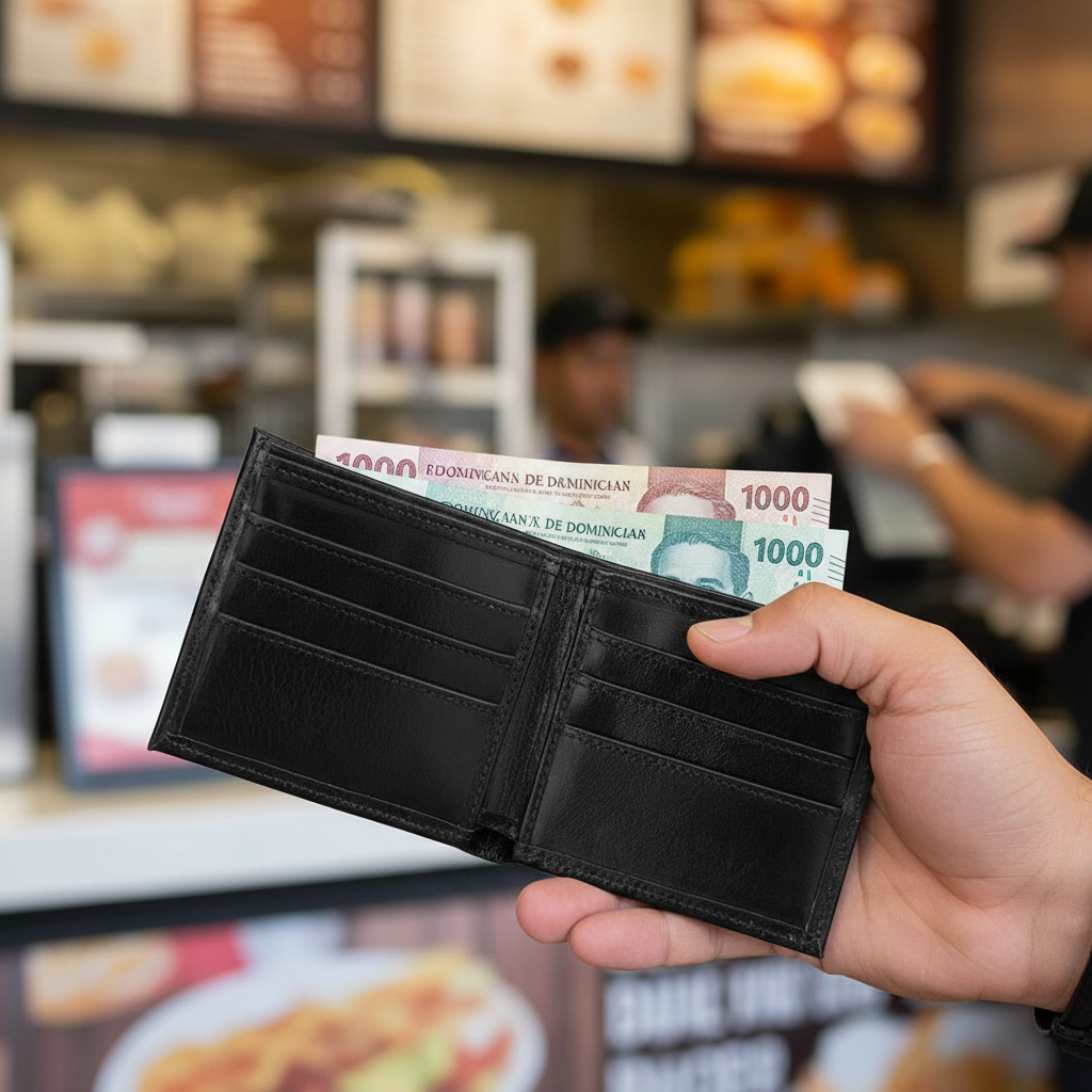 Billetera BiFold negra - Comida rápida