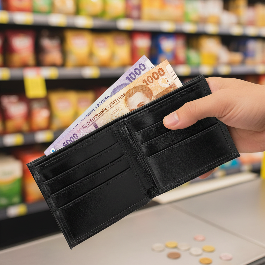 Billetera BiFold negra - Supermercado