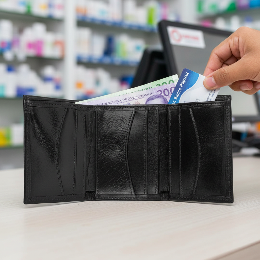 Billetera TriFold negra - Tienda