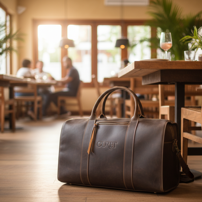 Bolso Leyenda en restaurante