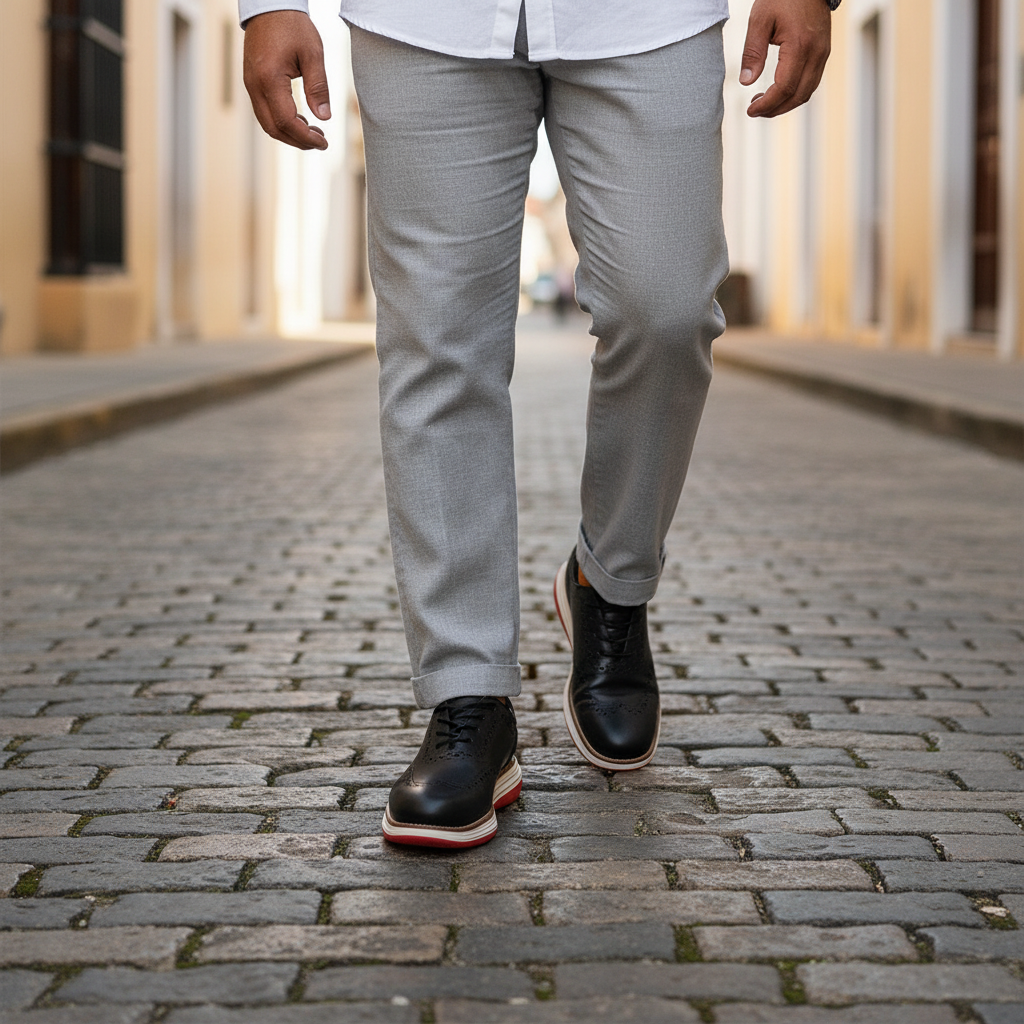 Calles adoquinadas coloniales