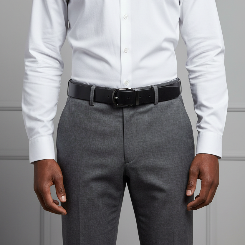 Cinturón negro - Outfit elegante