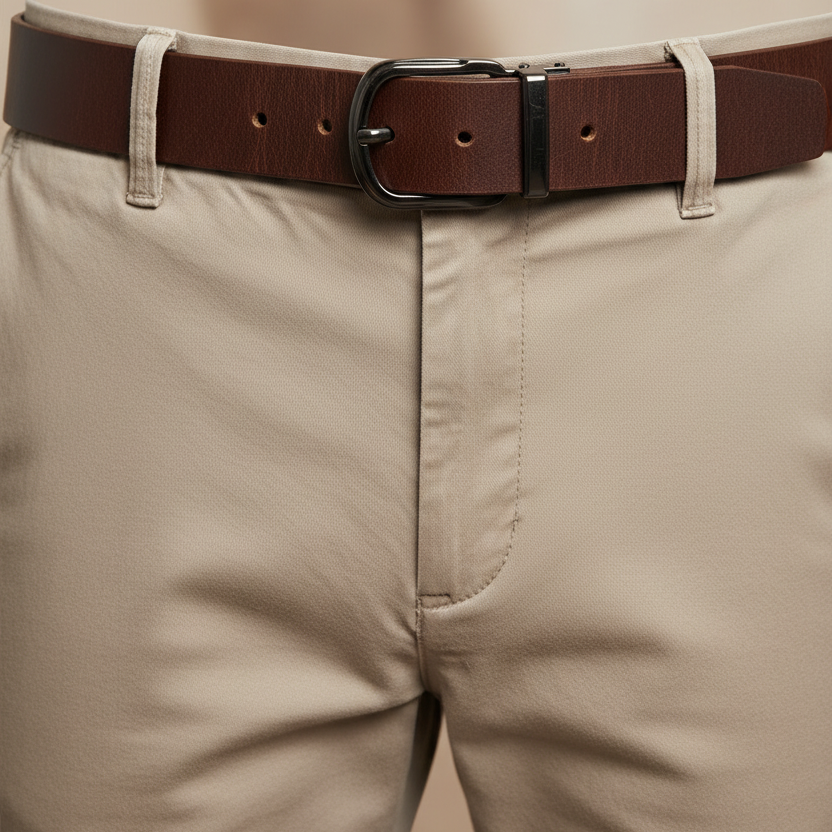 Cinturón puesto - Close-up