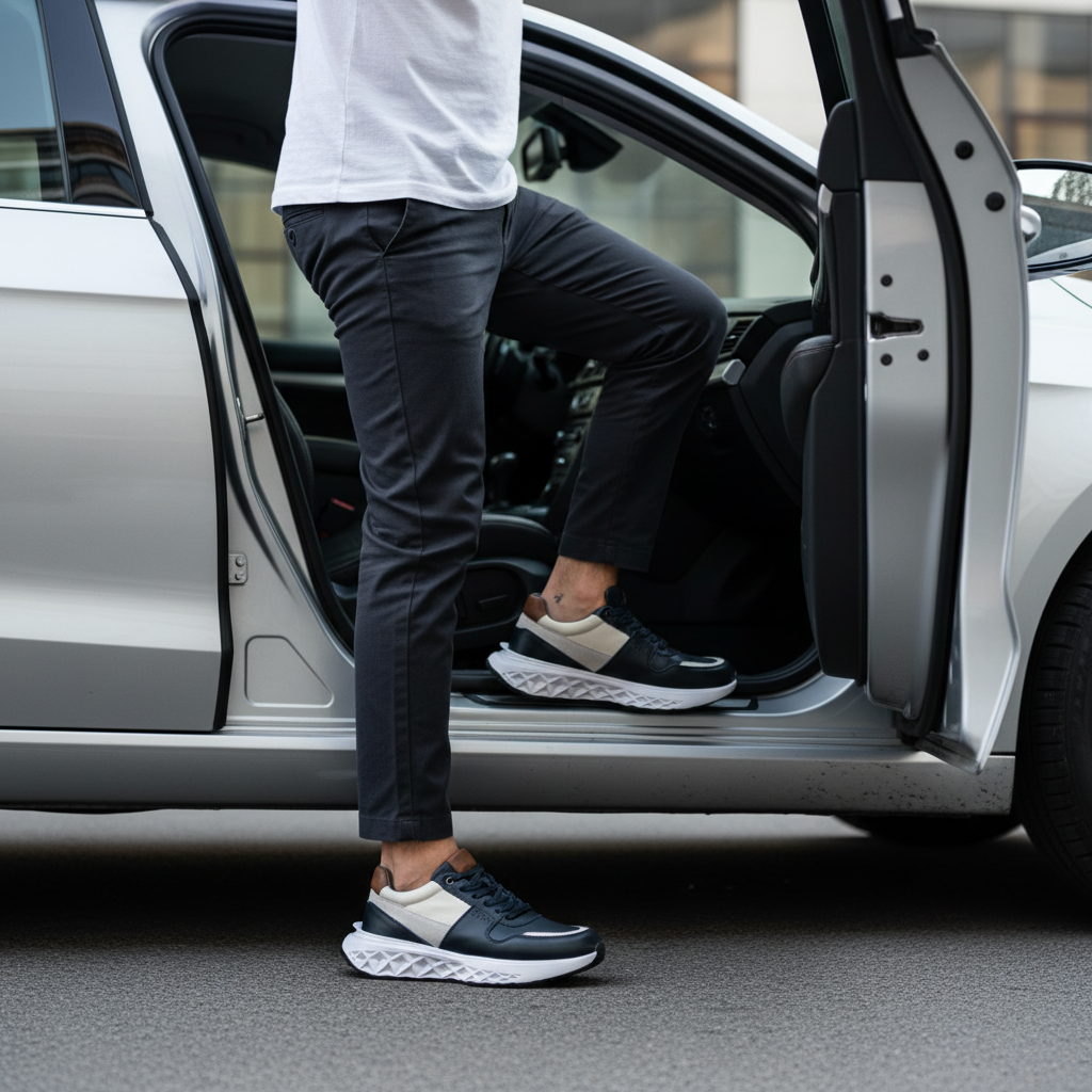 Entrando al Vehículo