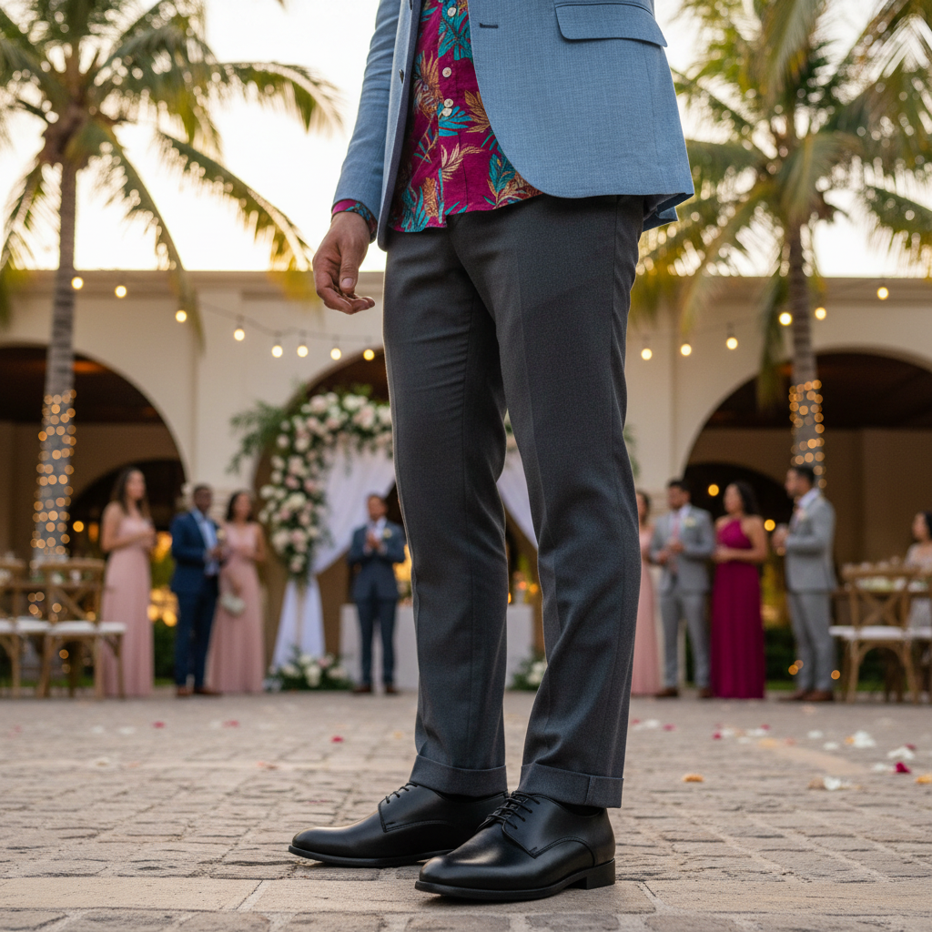 Evento social formal - Traje con camisa rosa o estampada