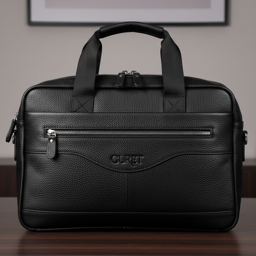 Maletín Orizon negro detalle premium