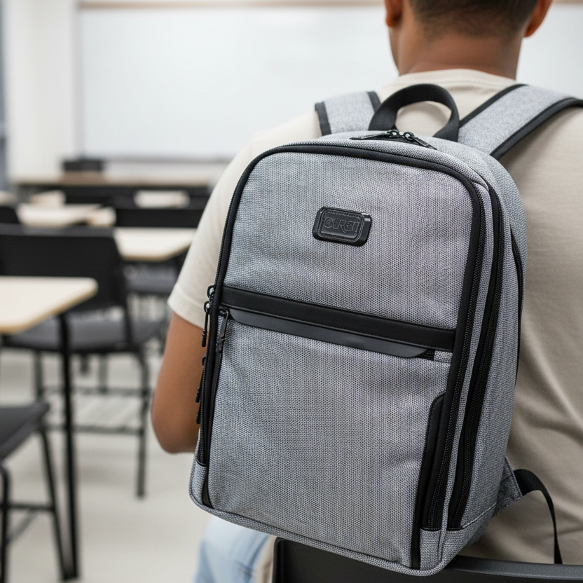 Mochila Vento - Universidad close-up puesta