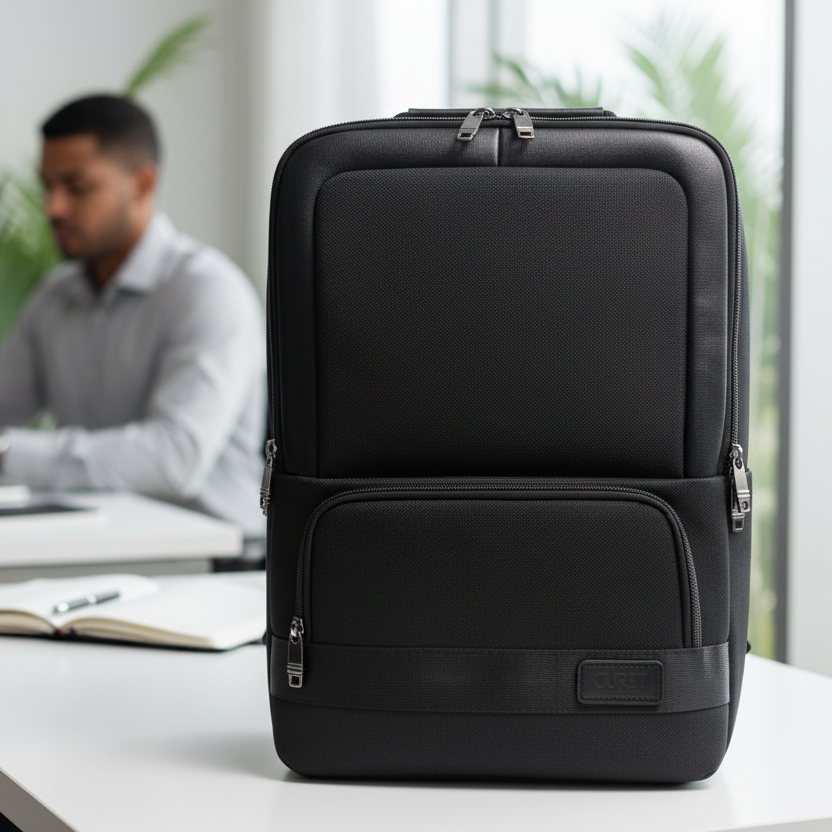 Office - Backpack on desk