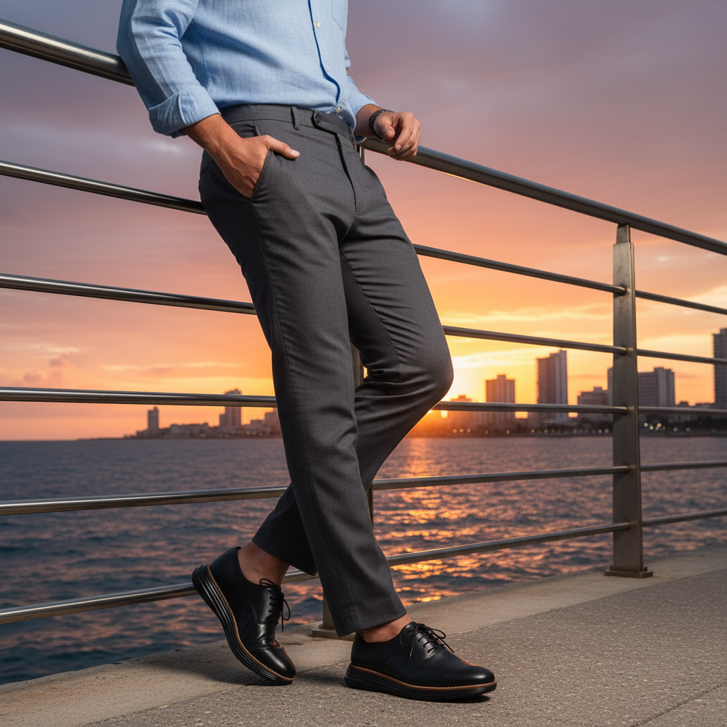 Oxford Elevan Negro – Malecón Golden Hour