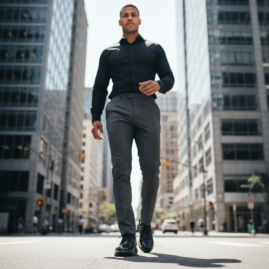 Oxford Elevan Negro — Outfit: Calles Urbanas
