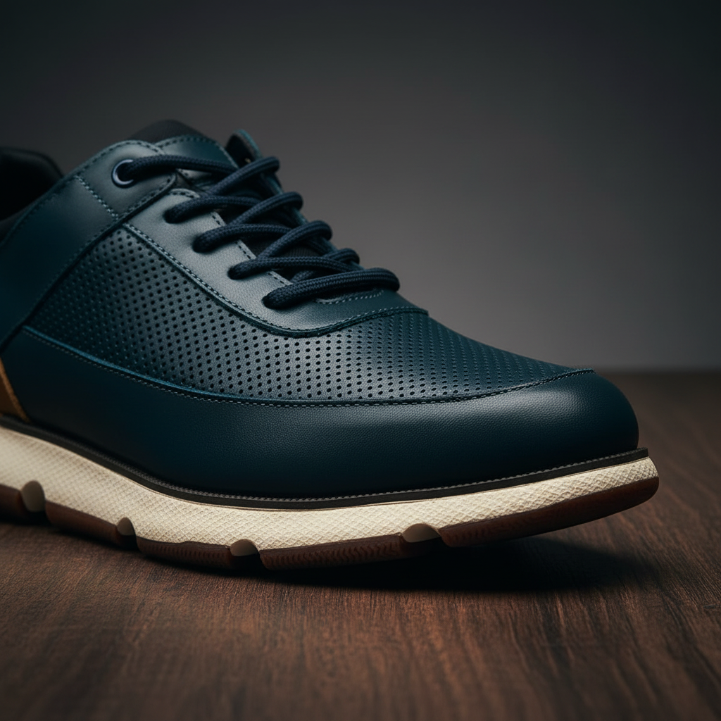 Oxford Regal Pro Navy – Detalle Frontal