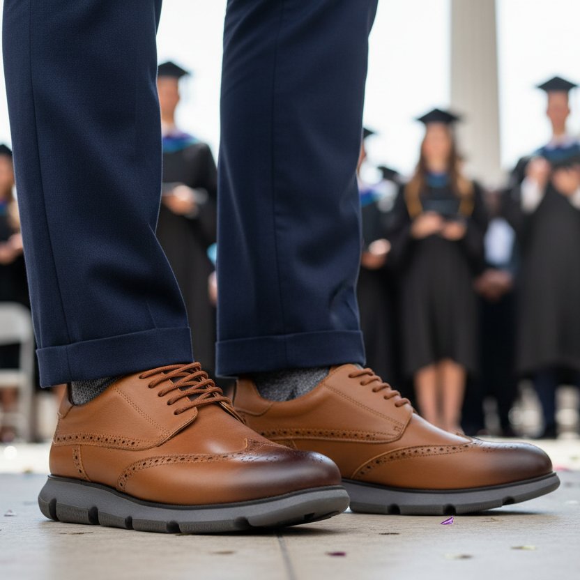 Oxford Renovo marrones en graduación