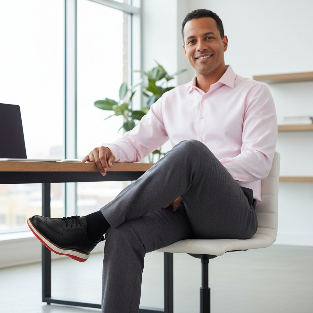 Sentado pierna cruzada