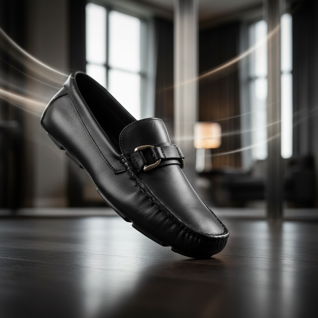 Zapato en movimiento